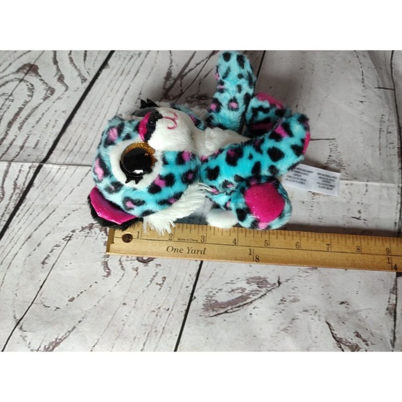 Zuru Plush Coco Surprise Otto Blue Pink Leopard 5 inch Stuffed Animal Toy - Picture 8 of 8